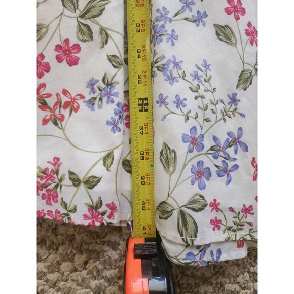 Clavin Klein Women's Floral Lined  Wrap Dress w/  Bell Sleeves‎ Size 16 - Picture 6 of 6